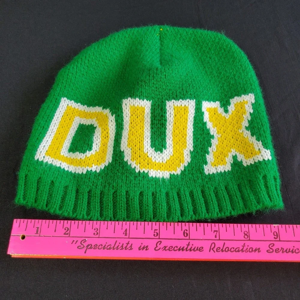 Logofit DUX Oregon Ducks U Of O Knit Beanie Hat Spirit Cap Adult OSFM - USA Made